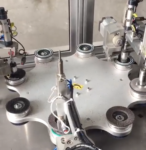 全自動百葉輪成型機工作視頻展示