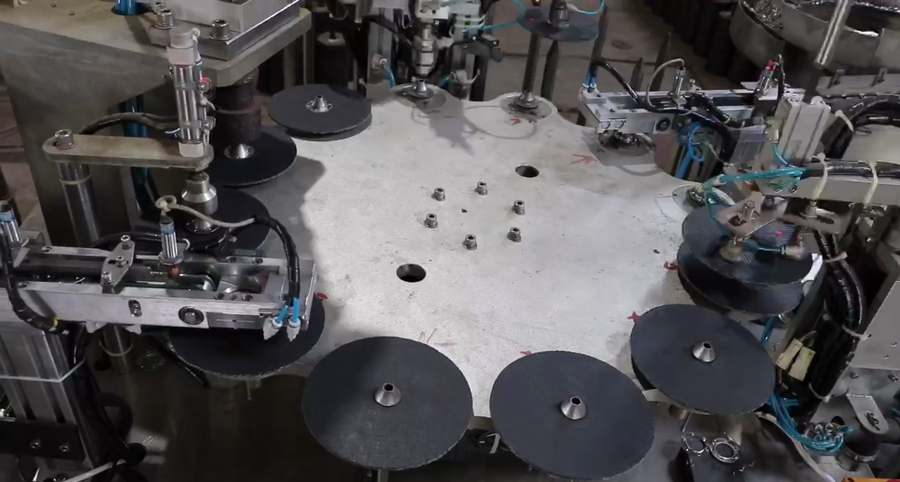 全自動網布基體孔環機工作視頻